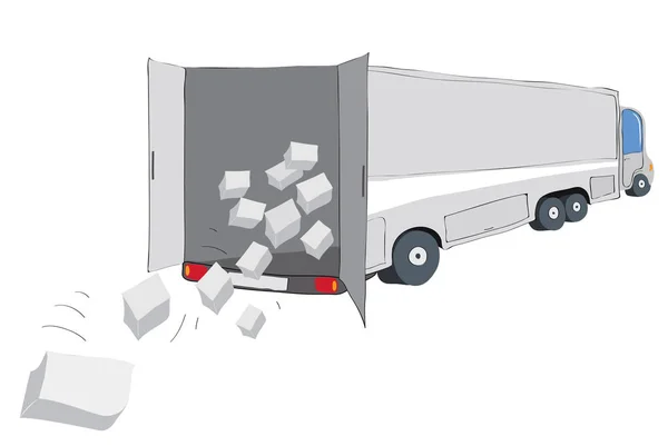 потерянный груз. поврежденный груз. потеря груза. фура потеряла груз 13. потерялся груз.