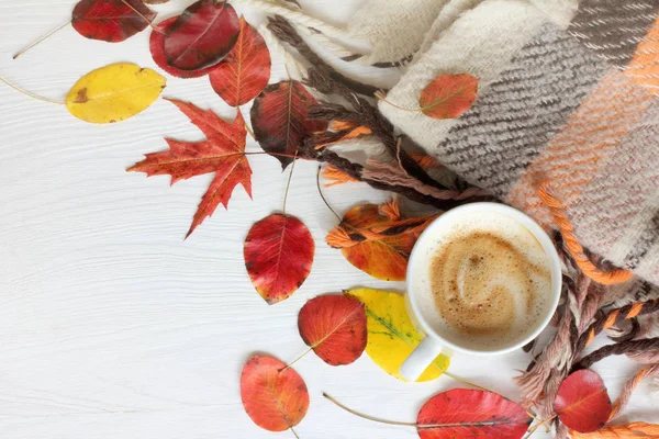 秋季咖啡歇 — 图库照片