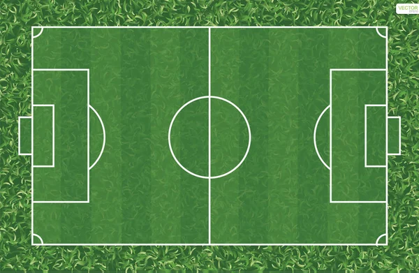 Soccer Football Field Background Vector Illustration — Stock Vector