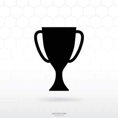 Futbol gold Kupası simgesi. Futbol spor işareti ve sembol şablon tasarımı. Vektör çizim.