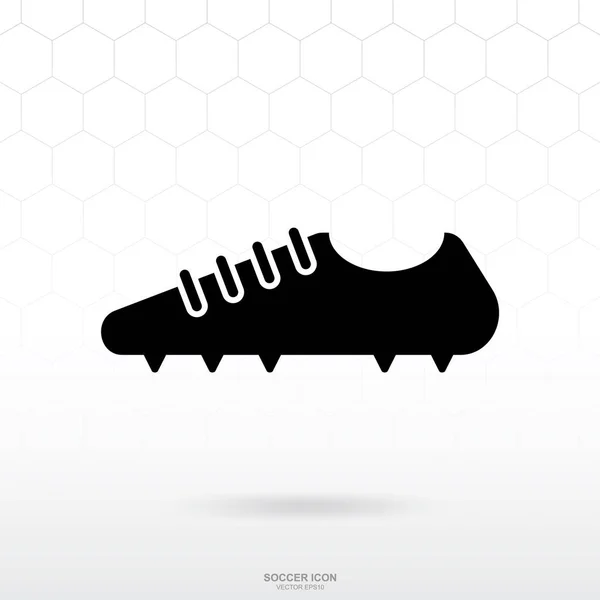 Chaussure Football Icône Chaussure Football Signe Sport Football Symbole Pour — Image vectorielle