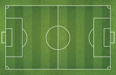 Futbol futbol sahası arka plan için. Vektör çizim.