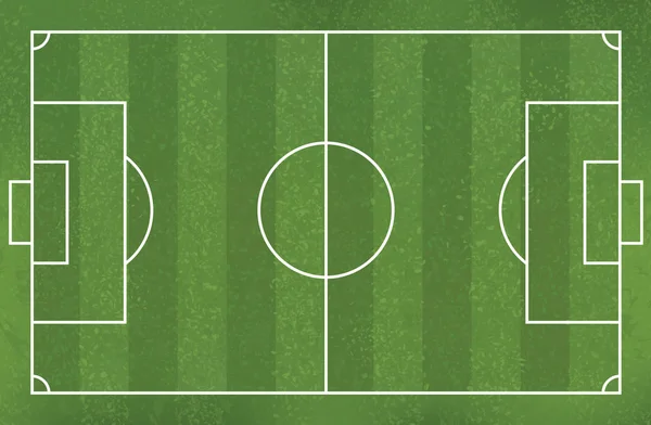 バック グラウンドのサッカー サッカーのフィールド ベクトル図 — ストックベクタ