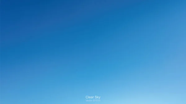 Cielo Despejado Cielo Azul Abstracto Para Fondo Exterior Ilustración Vectorial — Vector de stock