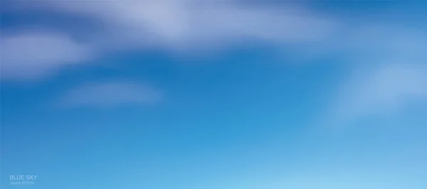 Fondo Cielo Azul Con Nubes Blancas Cielo Abstracto Para Fondo — Vector de stock