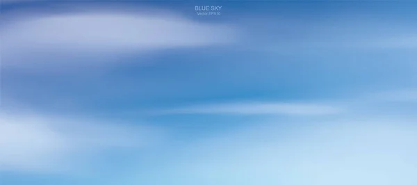 Fondo Cielo Azul Con Nubes Blancas Cielo Abstracto Para Fondo — Vector de stock