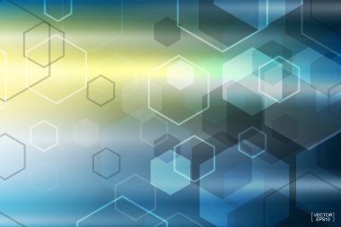 Soyut renkli teknolojik altyapı. Vektör çizim.