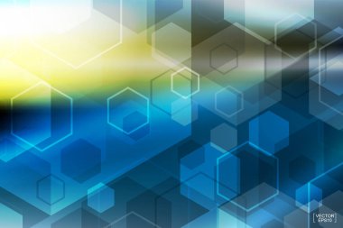 Soyut renkli teknolojik altyapı. Vektör çizim.