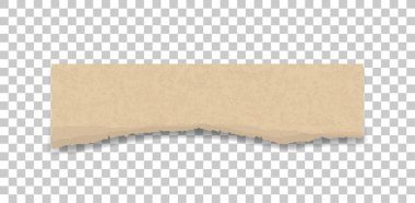 Kağıt doku yırtık. Yırtık kağıt kenarları arka plan. Kahverengi kağıt afiş etiketi arka plan için. Vektör çizim.