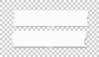Kağıt doku yırtık. Yırtık kağıt kenarları arka plan. Beyaz Kağıt afiş etiketi arka plan için. Vektör çizim.
