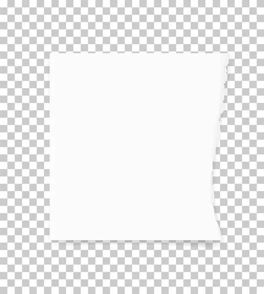 Zerrissene Papierkanten Für Den Hintergrund Zerrissene Papierstruktur Auf Transparentem Hintergrund — Stockvektor