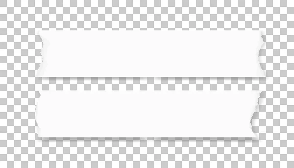 Kağıt Doku Yırtık Yırtık Kağıt Kenarları Arka Plan Beyaz Kağıt — Stok Vektör