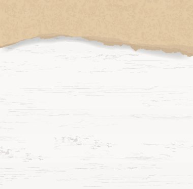 Kağıt arka plan ağaç doku sökük. Vektör çizim.