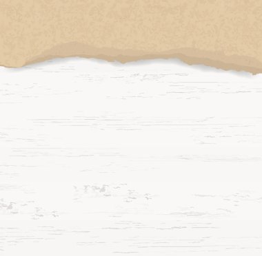 Kağıt arka plan ağaç doku sökük. Vektör çizim.