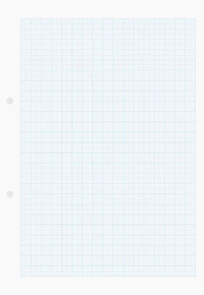 Grafikon Papír Lapot Háttér Kék Vonal Vektoros Illusztráció — Stock Vector