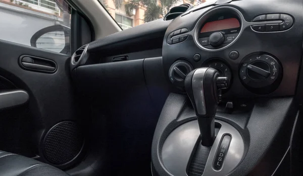 Car Driver Place Front Seats Dashboard Control — Stock Photo, Image