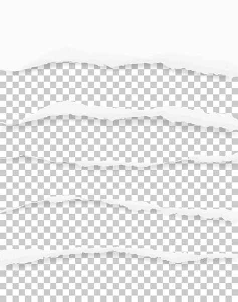 Zerrissene Papierkanten Für Den Hintergrund Mit Platz Für Kopierraum Zerrissene — Stockvektor