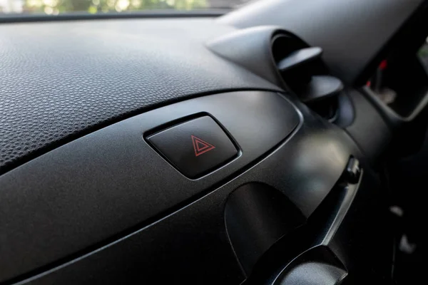 Car Emergency Button Driver Place — Stock Photo, Image