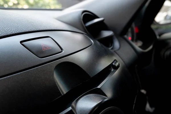 Car Emergency Button Driver Place — Stock Photo, Image