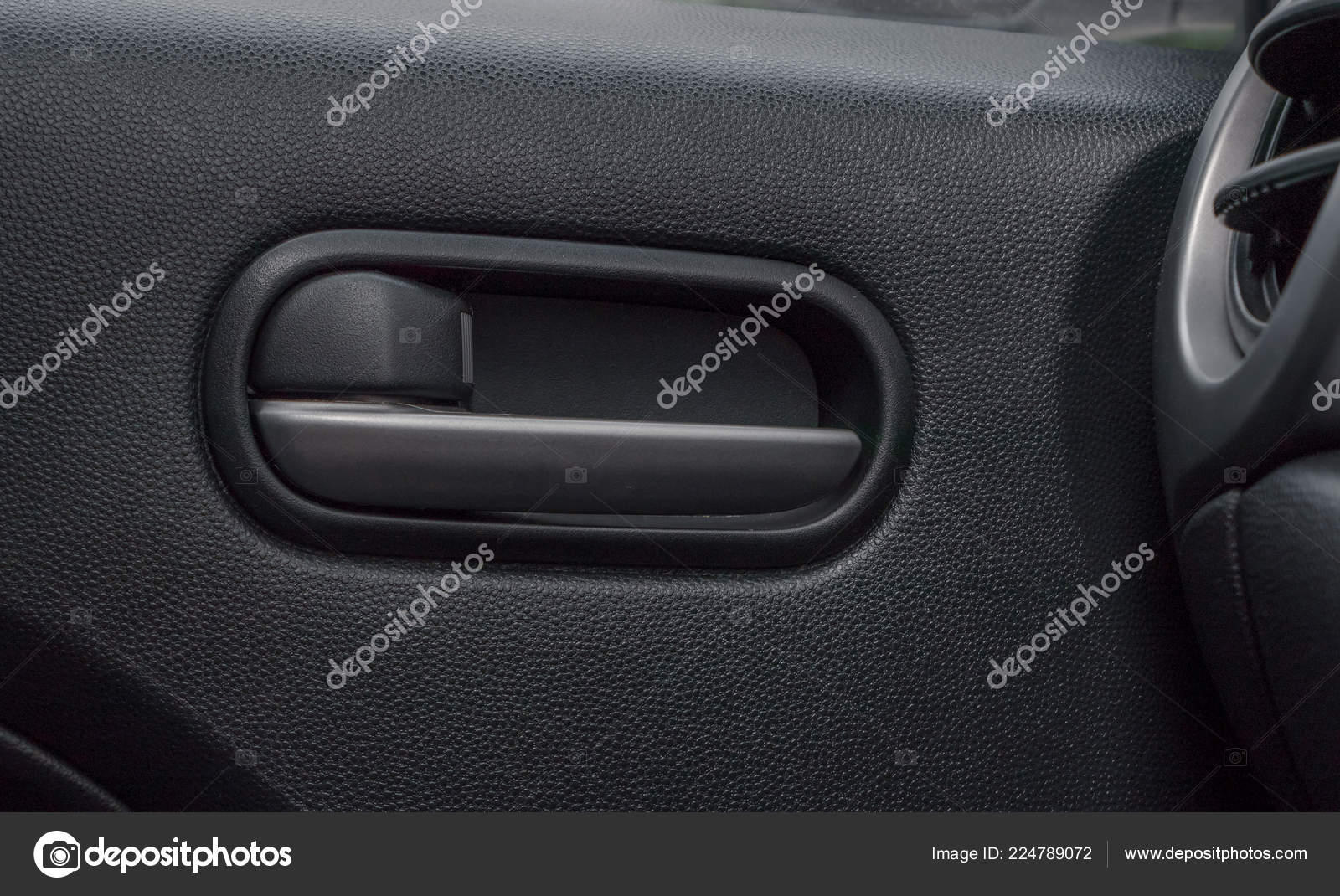 Car Door Lock Lever Driver Place Stock Photo by 224789072