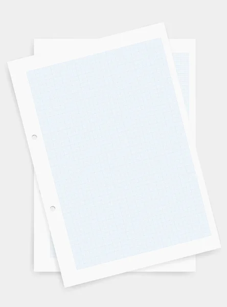 Gráfico Fondo Hoja Papel Con Área Patrón Azul Para Creativo — Vector de stock