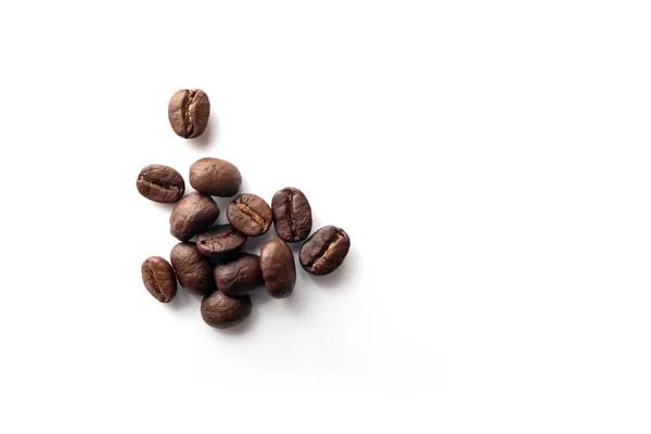 Coffee Beans Isolated White Background — Stock Photo, Image