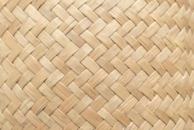 Bambu sepet doku arka plan olarak kullanmak için. Dokuma sepet desen ve doku. Yakın çekim yansıma.