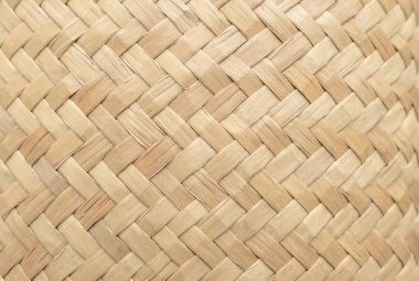 Bambu sepet doku arka plan olarak kullanmak için. Dokuma sepet desen ve doku. Yakın çekim yansıma.