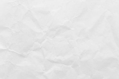 Beyaz buruşmuş kağıt doku arka planı. Resmi kapat..