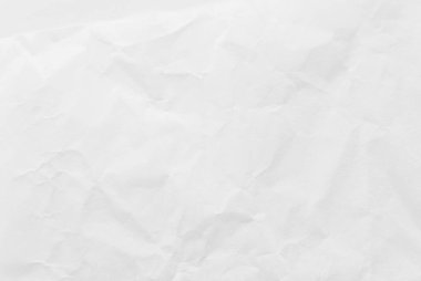 Beyaz buruşmuş kağıt doku arka planı. Resmi kapat..