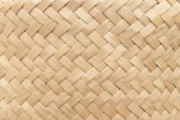 Textura Cesta Bambu Para Uso Como Fundo Padrão Cesta Tecida — Fotografia de Stock
