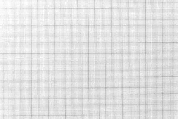 Weißes Papier Mit Rasterlinienmuster Für Den Hintergrund Nahaufnahme — Stockfoto