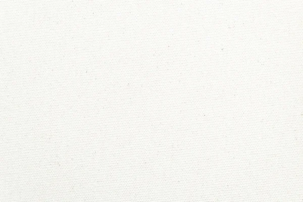 Weiße Leinwand Textur Hintergrund Nahaufnahme — Stockfoto