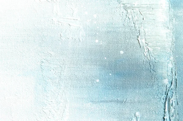 抽象的なブルー カラフルな絵画のキャンバスのテクスチャ背景 クローズ アップ画像の高解像度 — ストック写真