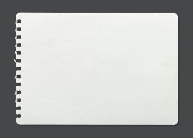 Beyaz çarşaf kağıt doku kırpma yoluyla - görüntü arka planı için