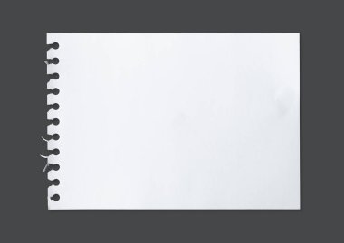 Beyaz çarşaf kağıt doku kırpma yoluyla - görüntü arka planı için