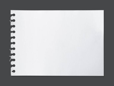 Beyaz çarşaf kağıt doku kırpma yoluyla - görüntü arka planı için
