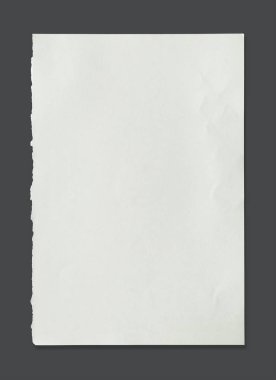 Beyaz çarşaf kağıt doku kırpma yoluyla - görüntü arka planı için