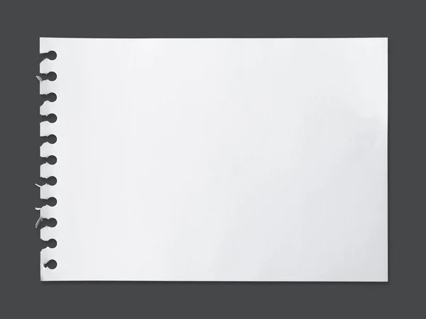 Folha Branca Textura Papel Para Fundo Com Caminho Recorte Imagem — Fotografia de Stock