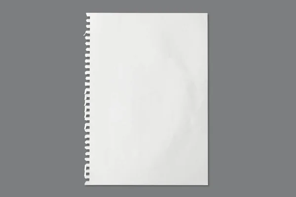 Foaie Albă Textură Hârtie Pentru Fundal Cale Tăiere Imagine — Fotografie, imagine de stoc