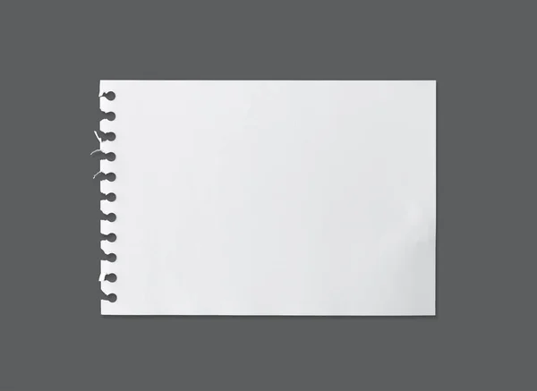 Weißes Blatt Papier Textur Für Hintergrund Mit Clipping Pfad Bild — Stockfoto