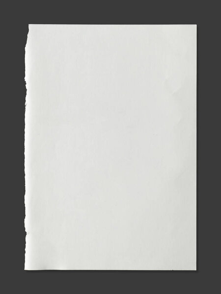Белый лист текстуры бумаги для фона с обрезкой пути - Изображение
