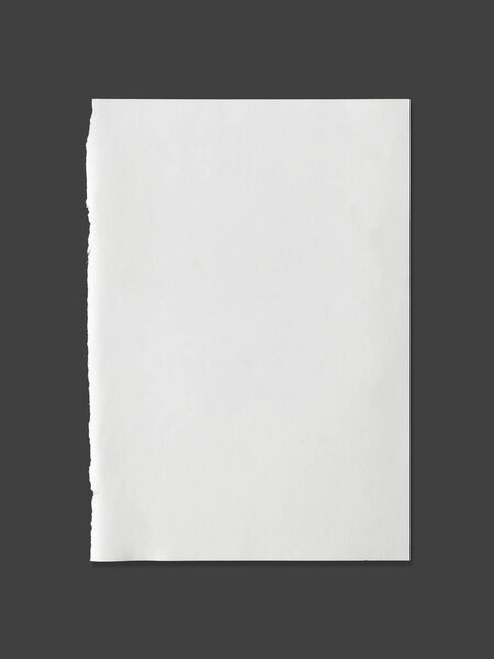 Белый лист текстуры бумаги для фона с обрезкой пути - Изображение
