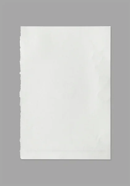 Fehér Lap Papír Textúra Háttér Vágógörbe Kép — Stock Fotó