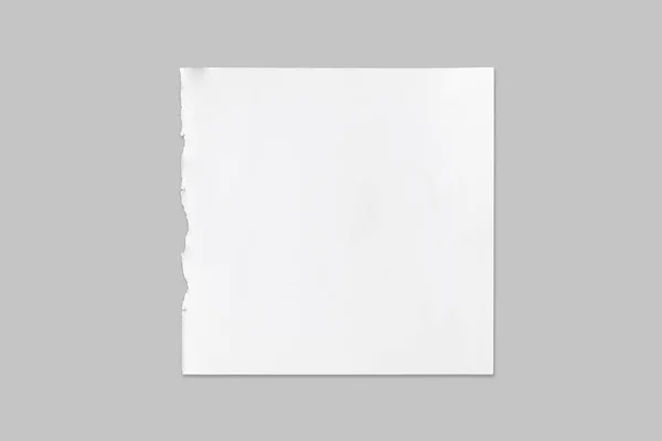 White Sheet Paper Texture Background Clipping Path Image — Stock Photo, Image