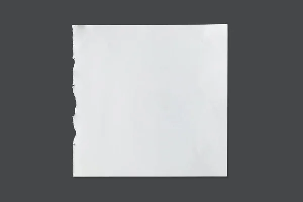 White Sheet Paper Texture Background Clipping Path Image — Stock Photo, Image