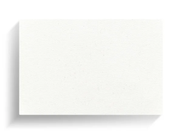 Quadro Lona Branca Fundo Branco Com Sombra Suave — Fotografia de Stock