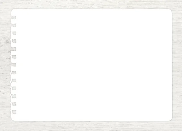Білий Аркуш Паперу Дереві Художнього Фону — стокове фото