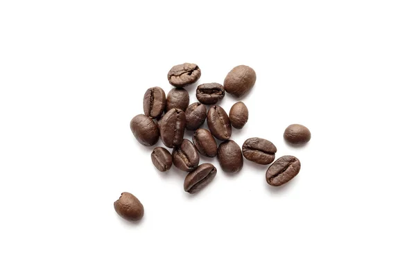 Coffee Beans Isolated White Background Close Image — Stock Photo, Image