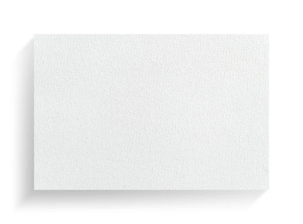 Wit Canvas Frame Witte Achtergrond Met Zachte Schaduw — Stockfoto